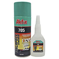 Клей з активатором Akfix 705 Fast Adhesive 100 грам/400мл