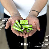 Акумулятор Tesla 9V GREEN+ RECHARGEABLE 250mAh / HR9V / BLISTER FOIL 1 шт., фото 2