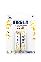 Батарейки Tesla AA GOLD+ LR6 / BLISTER FOIL 2 шт.