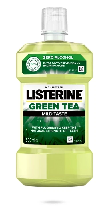 Ополіскувач для ротової порожнини Listerine Зелений чай 500 мл