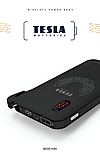 УМБ TESLA QI Wireless Power Bank 8000mAh Black, фото 4