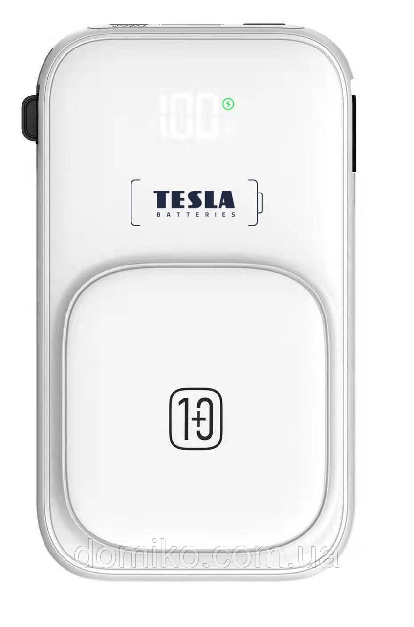 УМБ TESLA Fast Charge Wireless Power Bank 10000mAh (MagSafe) White