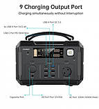 Портативна зарядна станція Choetech 500W 134400mAh 4USB/Type-C/AC, PD/QC, фото 4