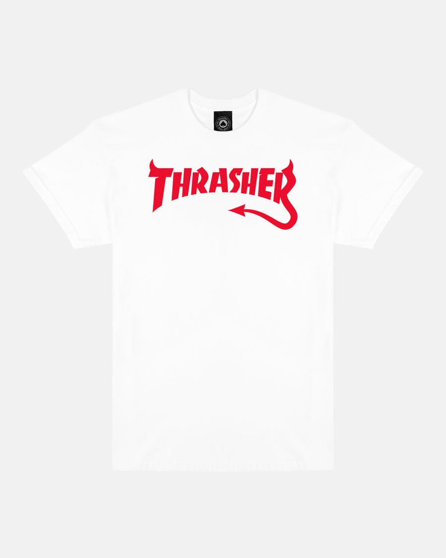 Футболка біла LOYS Thrasher DIABLO XS