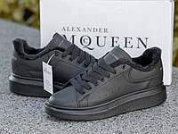 Кроссовки на меху Alexander McQueen 2023 - Full Black