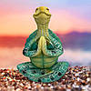 Фігурка медитувальної черепахи 5х6 см, морський черепашки йога, фото 3