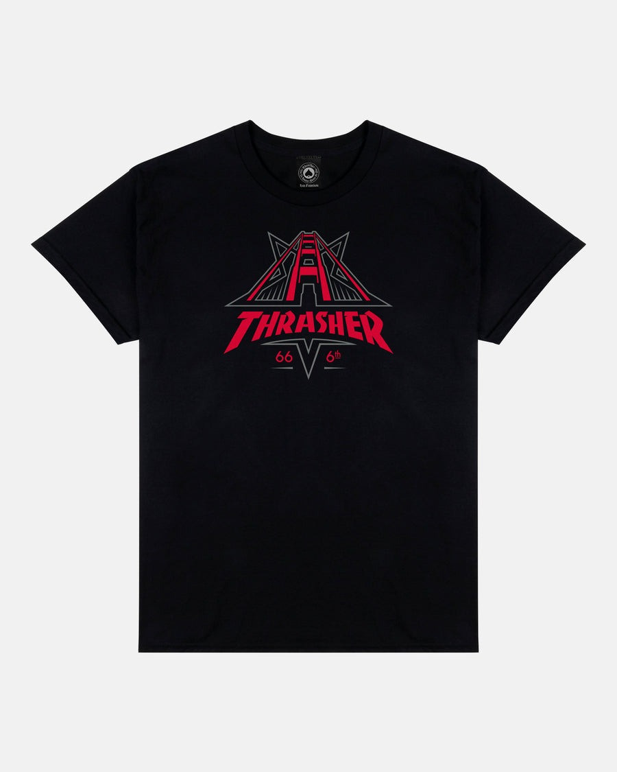 Футболка чорна LOYS Thrasher GOLDENGATE XS