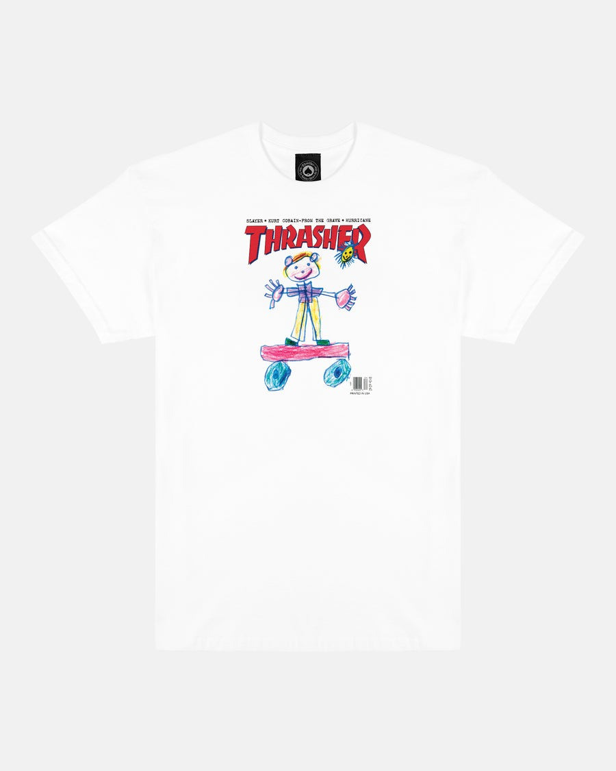 Футболка біла LOYS Thrasher KIDCOVER XS
