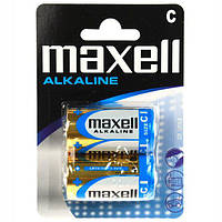 Батарейки Maxell Alkaline C/LR14 2шт/уп blister