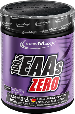 Амінокислота IronMaxx 100% EAAs Zero 500 г Лісові ягоди