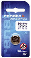 Батарейка RENATA CR1616 Lithium, 3V, 1х1 шт
