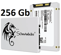 Твердотільний жорсткий диск SSD 256GB SomnAmbulist 2.5" SATAIII, вінчестер SSD накопичувач 256 Гб для ноутбука та ПК