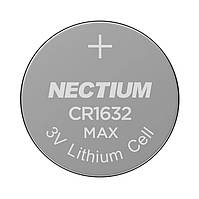 Літієві батарейки Nectium "таблетка" CR1632 5шт/уп