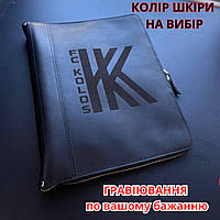 NEW Кожаная папка для морских документов. Кожаная папка для семейных документов.Тревел-кейс ( Ручная работа)