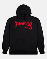 Худи черный LOYS Thrasher DIABLO BLACK