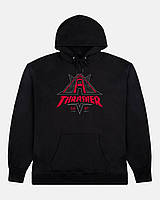 Худи черный LOYS Thrasher GOLDENGATE BLACK