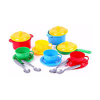 Игровой набор посуды "Маринка 1 ТехноК" (0687), 15 предметов