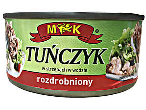 Тунець подрібнений во власному соку МК 170г