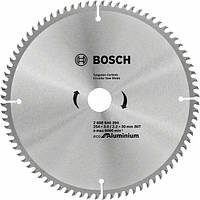 Диск пильный BOSCH ECO ALU/Multi 254x30-80T (2608644394)