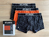 Труси чоловічі мужские трусы шорты атлантик atlantic 3MH-173 набор 3 шт