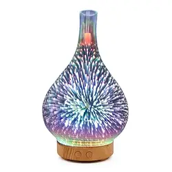 Зволожувач повітря у формі скляної вази star light H-4575