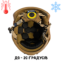 Комплект! Каска Шлем Сертифицированный Кевларовый Тактический FAST, тактические наушники GEN2 Кевлар