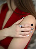 💍 Срібна каблучка з білим  кубічним цирконієм — витонченість у кожній деталі, фото 2