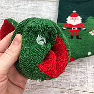 Чоловічі новорічні шерстяні шкарпетки з махрою Корона, фото 3