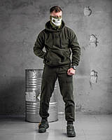 Тактический зимний костюм на флисе олива 5.11 , спортивный мужской костюм флис олива для военных