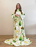 Плед із флису з рукавами Авокадо, фото 3