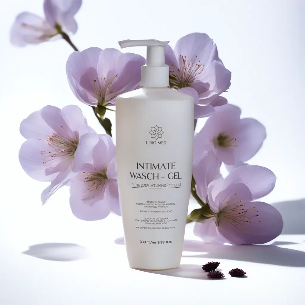 Інтимний гель для делікатного догляду Lirio Med 300 мл, фото 1