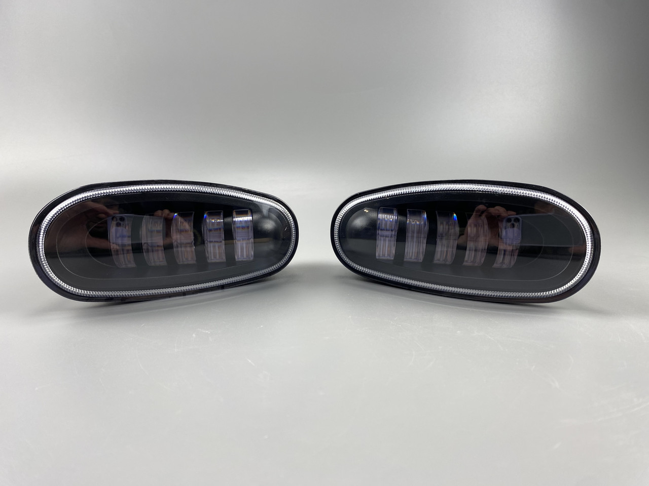 Фара LED протитуманна 12В Lanos led chip 1860 5 led діодів додаткове автомобільне освітлення комплект, фото 1