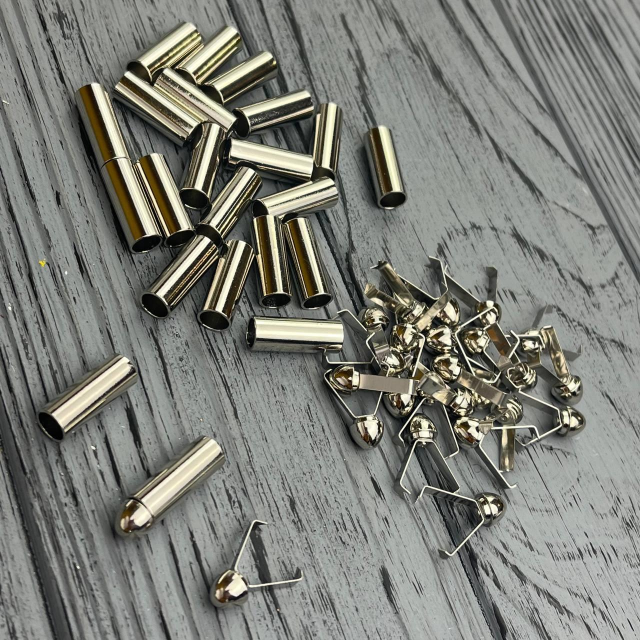 Наконечник для шнура №2 (Нікель), фото 1