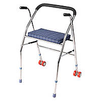 Ходунки складані на колесах AIRM HEALTH із сидінням (7997)