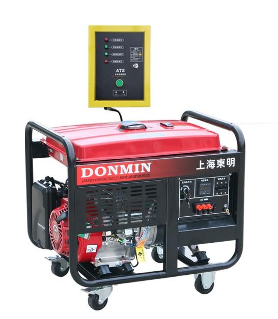 Бензиновий генератор DONMIN DMS10000CX-ATS 3 фазний 8 кВт + ATS автоматична система запуску #
