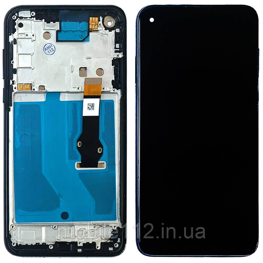 Екран (дисплей) Motorola Moto G8 Power XT2041-1-3 з тачскріном з рамкою