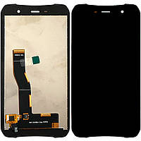 Экран (дисплей) Doogee S35, S35 Pro + тачскрин черный