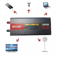 Инвертор напряжения ERYUAN 6000W с 12V в 220V M