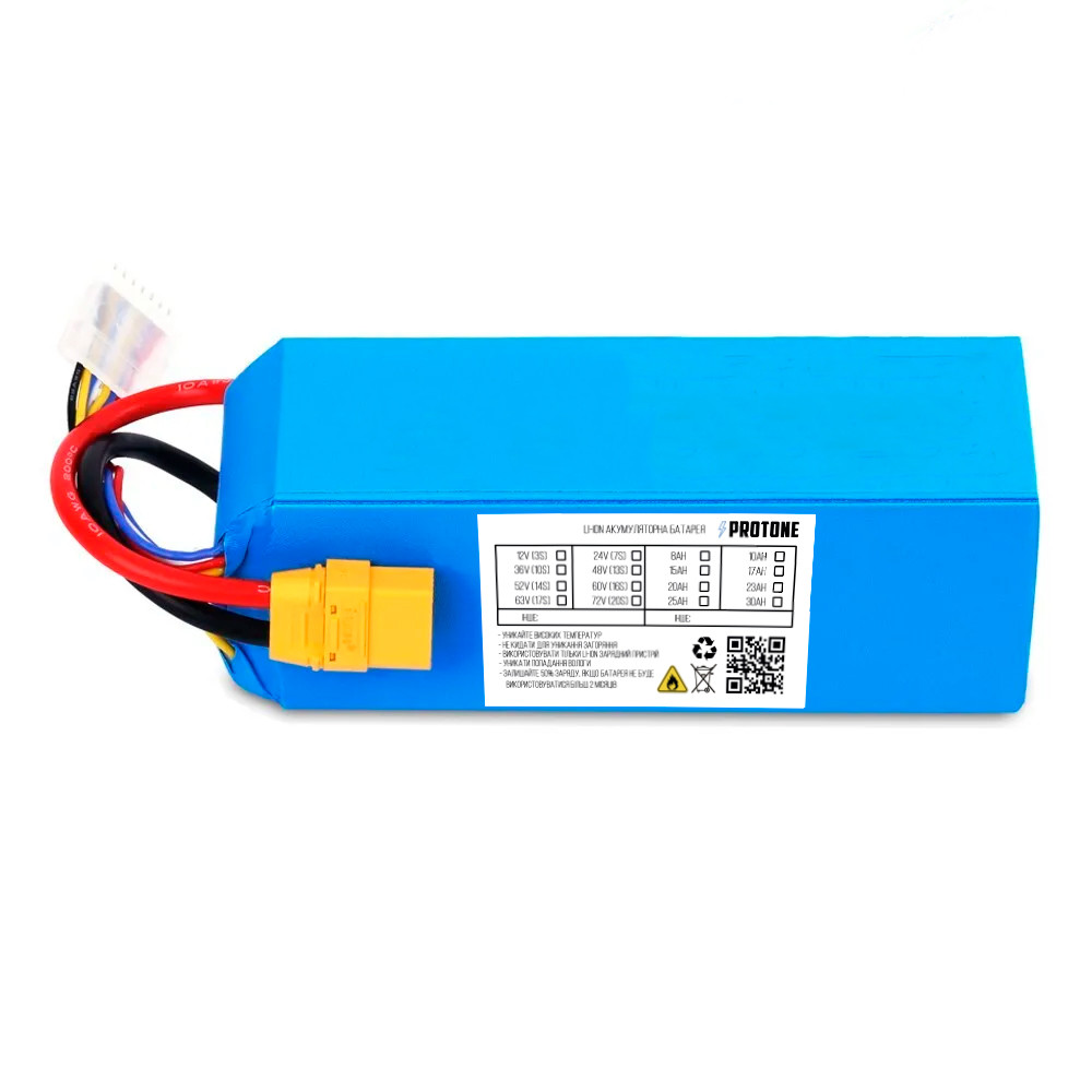 Аккумулятор (6s 3p) - 22.2 V 12000 mAh ( 135 A) для FPV дронов Samsung ...