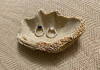 Модное кольцо бусы с камнем кольцо на резинке