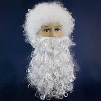 Борода и парик Санта Клауса, Святого Николая, Деда Мороза