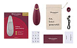 Вакуумний кліторальний стимулятор Womanizer Premium 2 - Bordeaux SO8750, фото 7