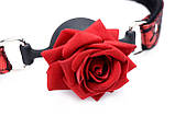 Кляп Master Series Eye-Catching Ball Gag With Rose (м'ята упаковка!!!), фото 5