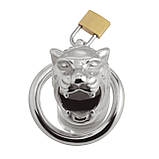 Клітка для члена Master Series Tiger King Cock Cage With Lock (м'ята упаковка!!!), фото 5