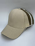 Бейсболка однотонна, фото 2