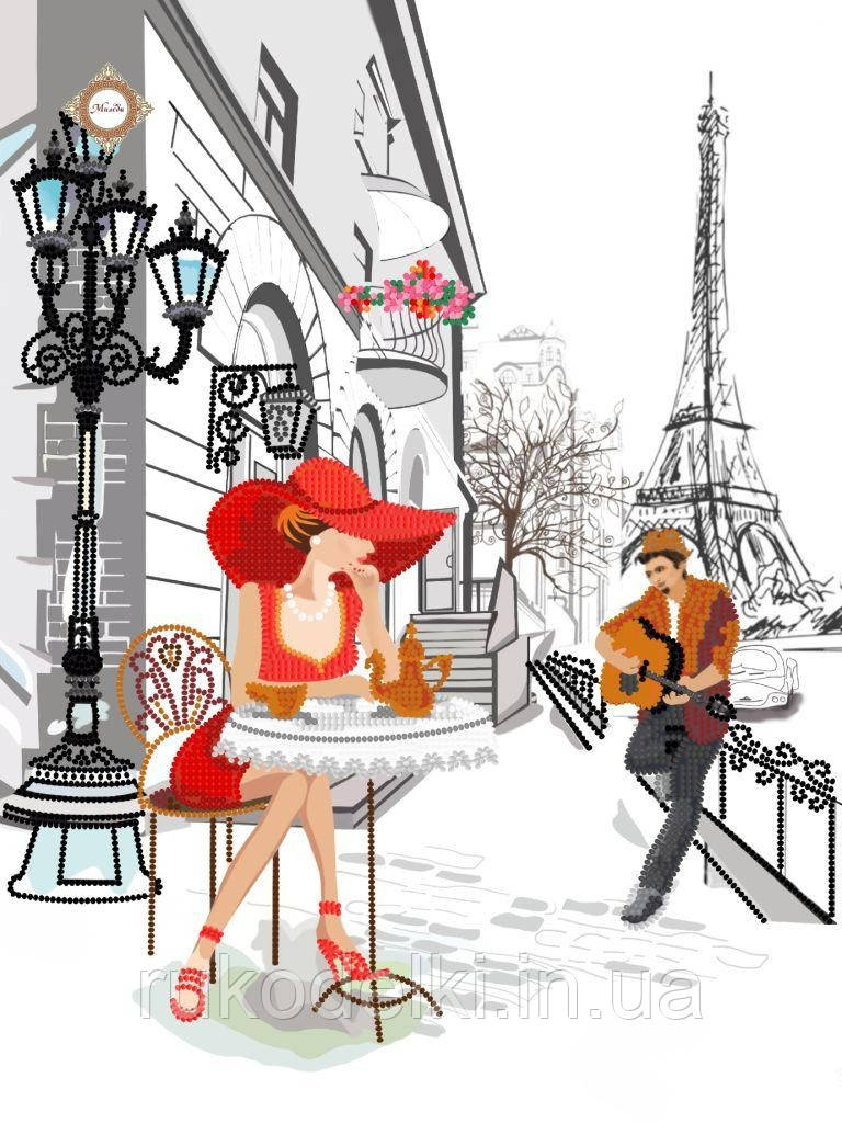 СЛ-3429 La romance de Paris.Схема для часткової вишивки бісером Міледі