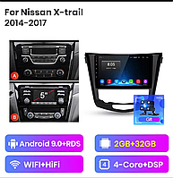 Junsun 4G Android магнитола для Nissan x-Trail X Trail Qashqai 2014-2017 wifi WIFI( 2GB 32GB) тип А