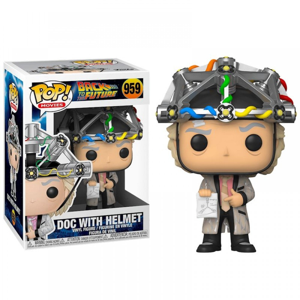 ФІГУРКА FUNKO POP BACK TO THE FUTURE - DOC WITH HELMET / ФАНКО ПОП НАЗАД У МАЙБУТНЄ - ДОК