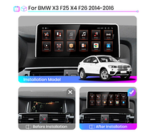 Junsun 4G Android магнитола для BMW X3, F25, X4, F26, CIC NBT