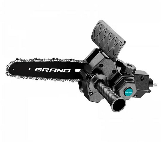 Насадка на дриль ланцюгова пила Grand 6-13/4 (Шина, Ланцюг, Патрон) Чехія, фото 1